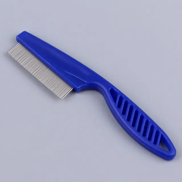 Pet Stainless Steel Comfortable Flea Comb For Dog And Cat