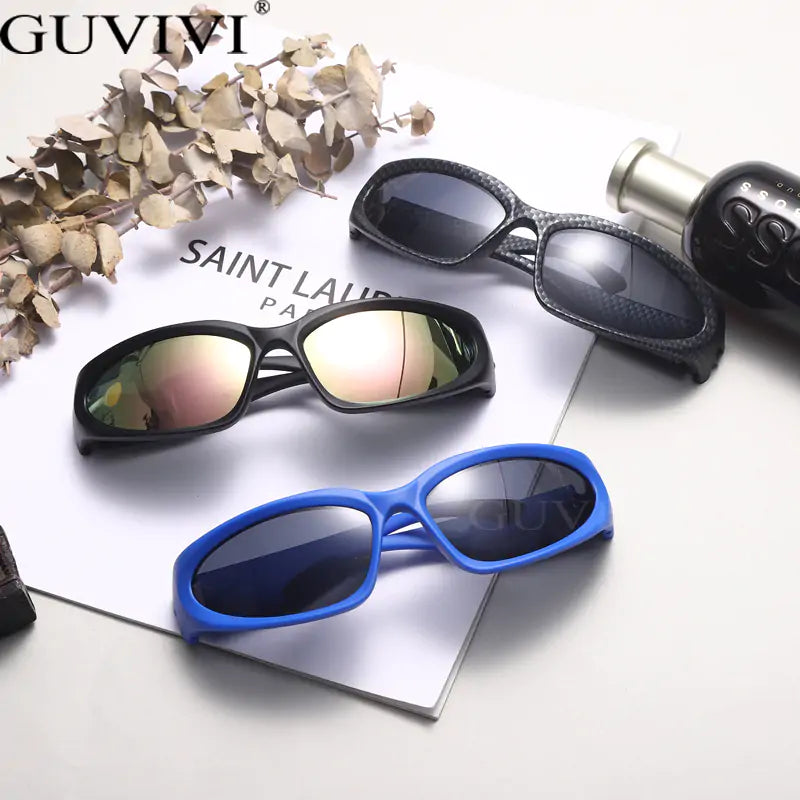 New Y2K Retro UV400 Windproof  Sport Sunglasses